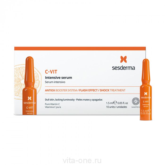 C-VIT Intensive serum – Сыворотка интенсивная 12% Sesderma (Сесдерма) 10 шт * 1,5 мл