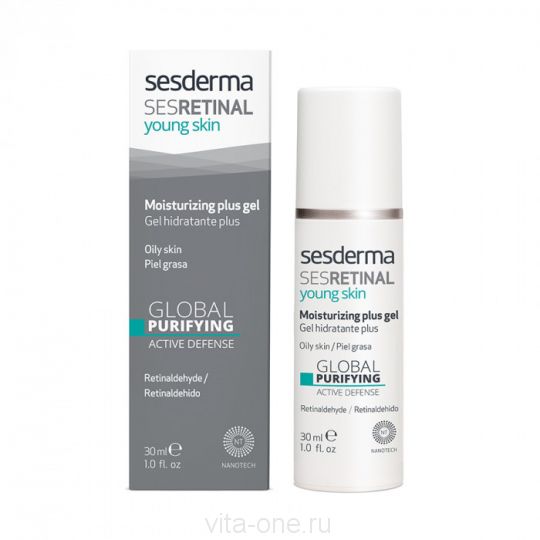 SESRETINAL YOUNG SKIN Moisturizing gel plus – Гель интенсивный увлажняющий Sesderma (Сесдерма) 50 мл