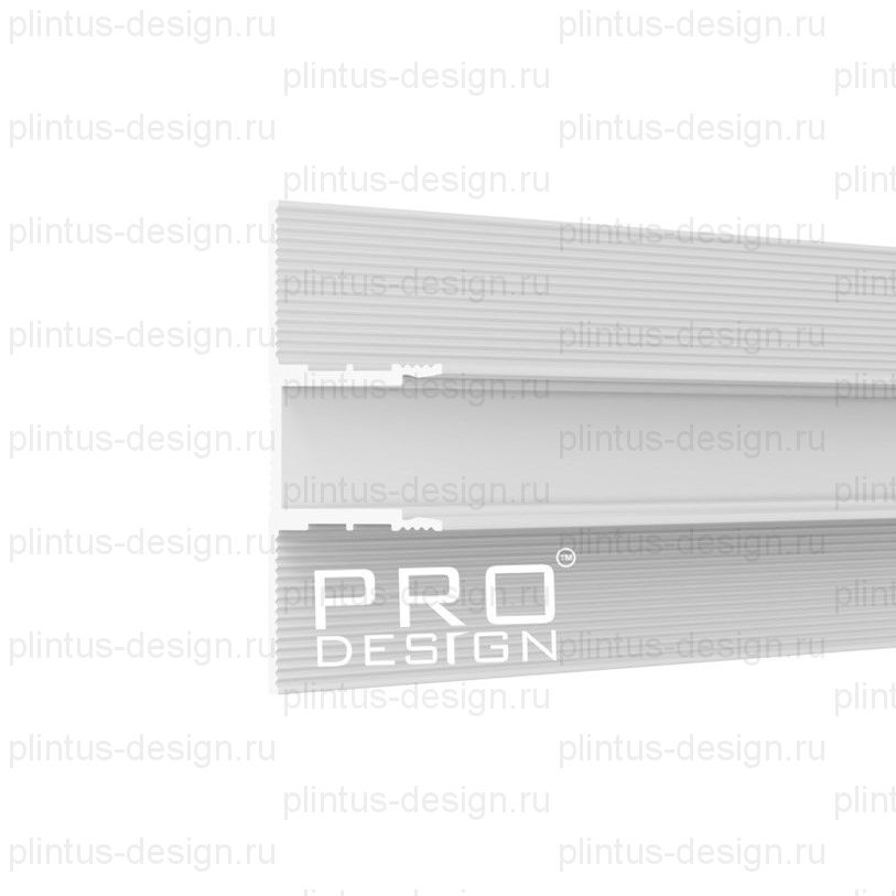 Pro Design 534 декоративный стеновой профиль белый
