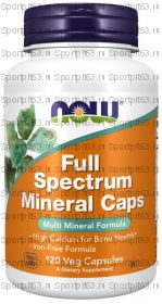 Отдельные минералы NOW Full Spectrum Mineral Caps 120 caps