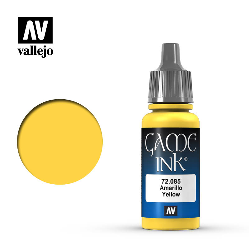 Краска Vallejo Game Ink - Yellow (72.085)