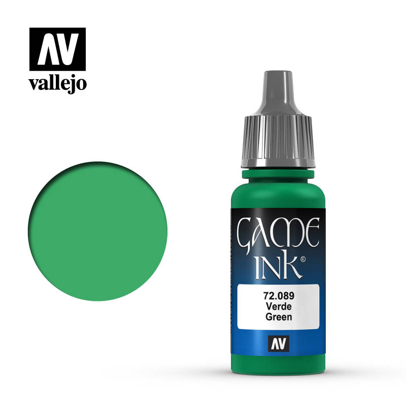 Краска Vallejo Game Ink - Green (72.089)
