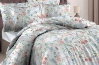 Бязь 1.5 спальный [в ассортименте] 125гр/м2 Текстильная коллекция пудровые цветы постельное белье