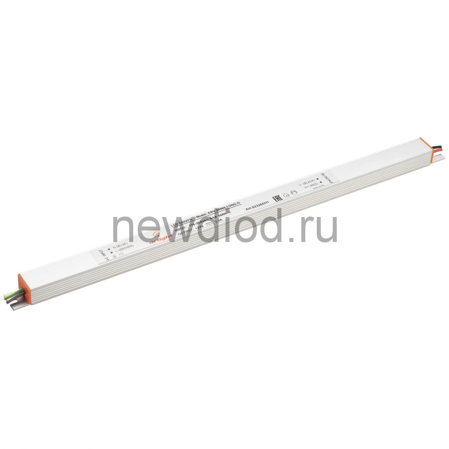 Блок питания ARV-24060-LONG-D (24V, 2.5A, 60W) (IP20 Металл, 2 года) Arlight