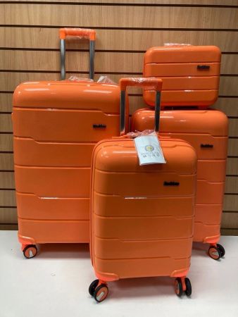 2435 комплект чемоданов 3 размера (полипропилен)
