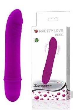 Мини-вибратор Baile Pretty Love Beck фиолетовый, 12*2,1 см