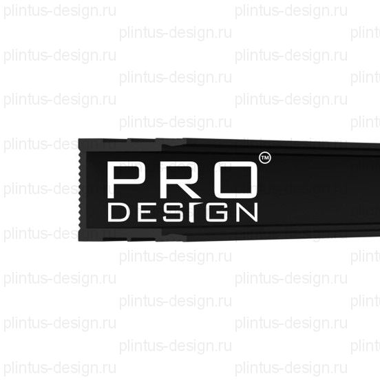 Pro Design 536 декоративный стеновой профиль чёрный