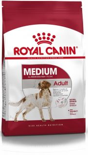 Royal Canin Medium Adult Корм сухой для взрослых собак средних размеров от 12 месяцев до 7 лет (Медиум Эдалт)