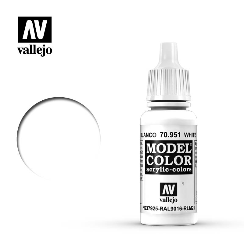 Краска Vallejo Model Color - White (70.951)