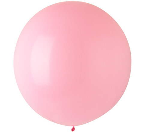 Шар (24"/60 см) розовый, пастель
