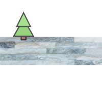 Панель из натурального камня Кварцит бело-серый 600*150 мм