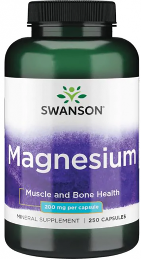 Swanson - Magnesium oxide 200 mg 250кап