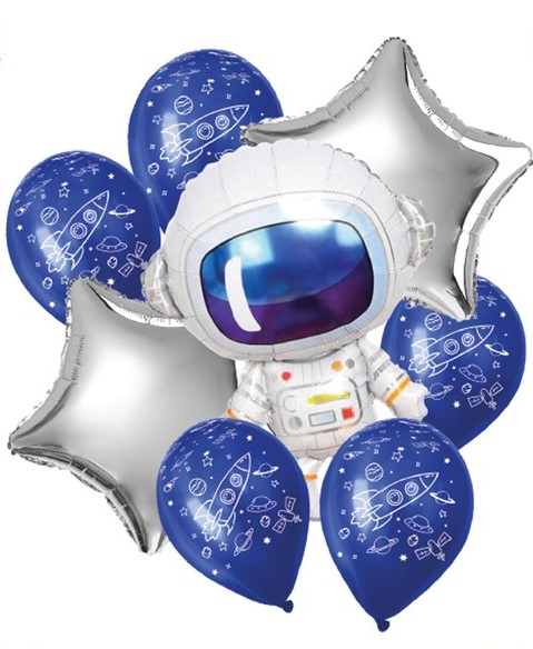Набор шаров "Космонавт" (с денм рождения)