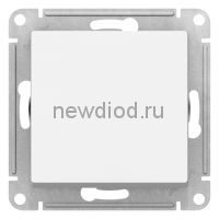 AtlasDesign Aqua Белый Переключатель 1-клавишный IP44, сх.6, 10АХ, механизм Systeme Electric