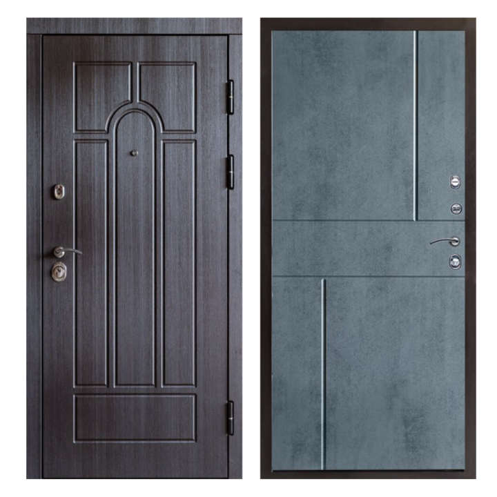 Входная дверь Termo-door  Модена венге Горизонт бетон темный