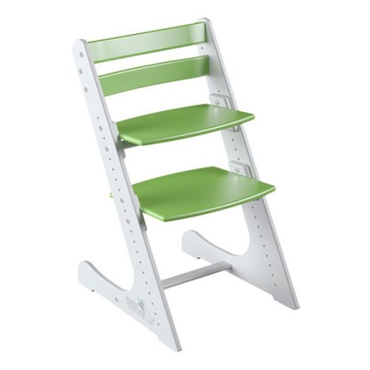 КГРСКК-03 Детский регулируемый стул Конек Горбунек Комфорт (Бело-зеленый)