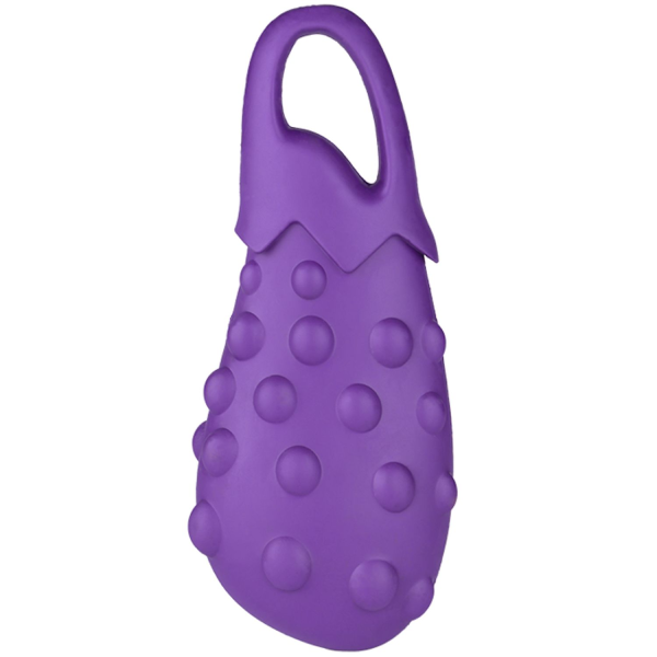 Игрушка для собак Mr.Kranch Баклажан фиолетовая с ароматом сливок 17 см