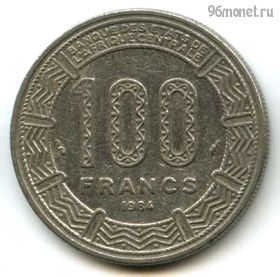 Габон 100 франков 1984