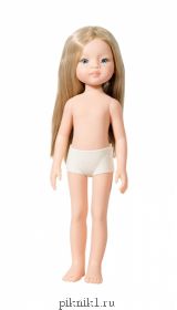 Кукла Маника б/о, 32 см (волосы прямые, без челки, глаза синие)