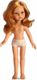 Кукла Даша б/о, 32 см (волнистые волосы, без челки, глаза медовые)