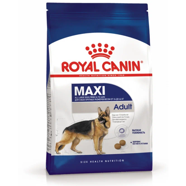 Корм для собак Royal Canin Maxi Adult сухой для взрослых собак крупных размеров от 15 месяцев 3 кг