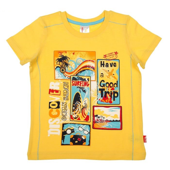 Желтая футболка Путешествия