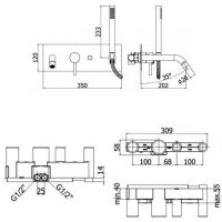 схема Paffoni Light LIG001BO