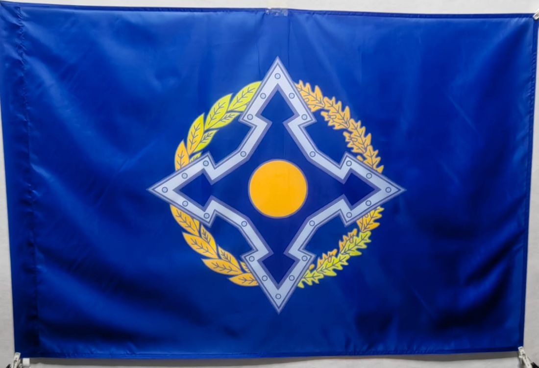 Флаг ОДКБ 135х90см