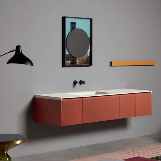 Фото Комплект мебели из 4-х модулей столешница Colormood Antonio Lupi Binario 03 (Пример 3)