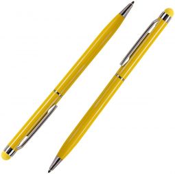 желтые ручки со стилусом TouchWriter