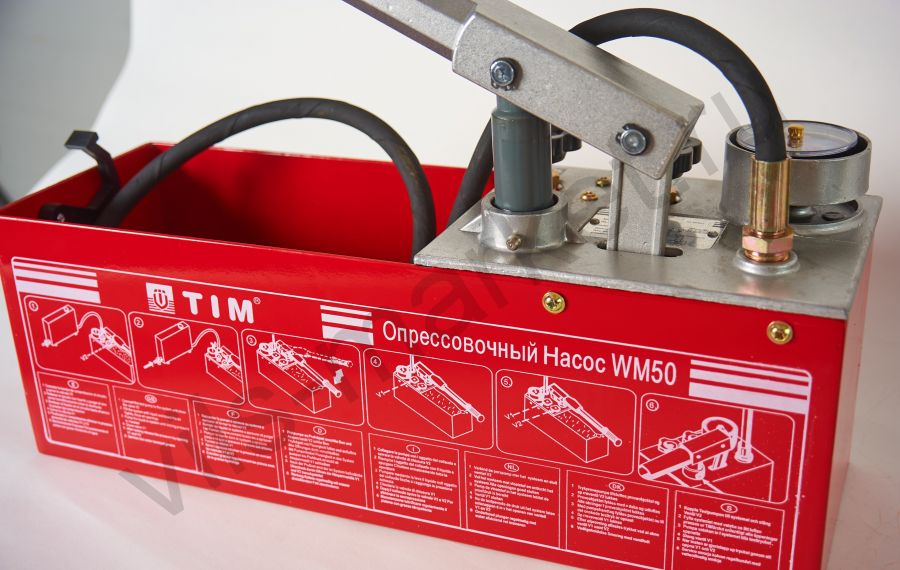 Ручной опрессовочный насос tim wm-50