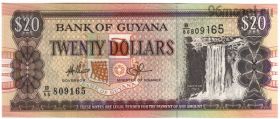 Гайана 20 долларов 2009 B