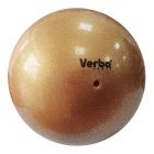 Мяч с блестками 15, 16, 17 см VerbaSport золотой