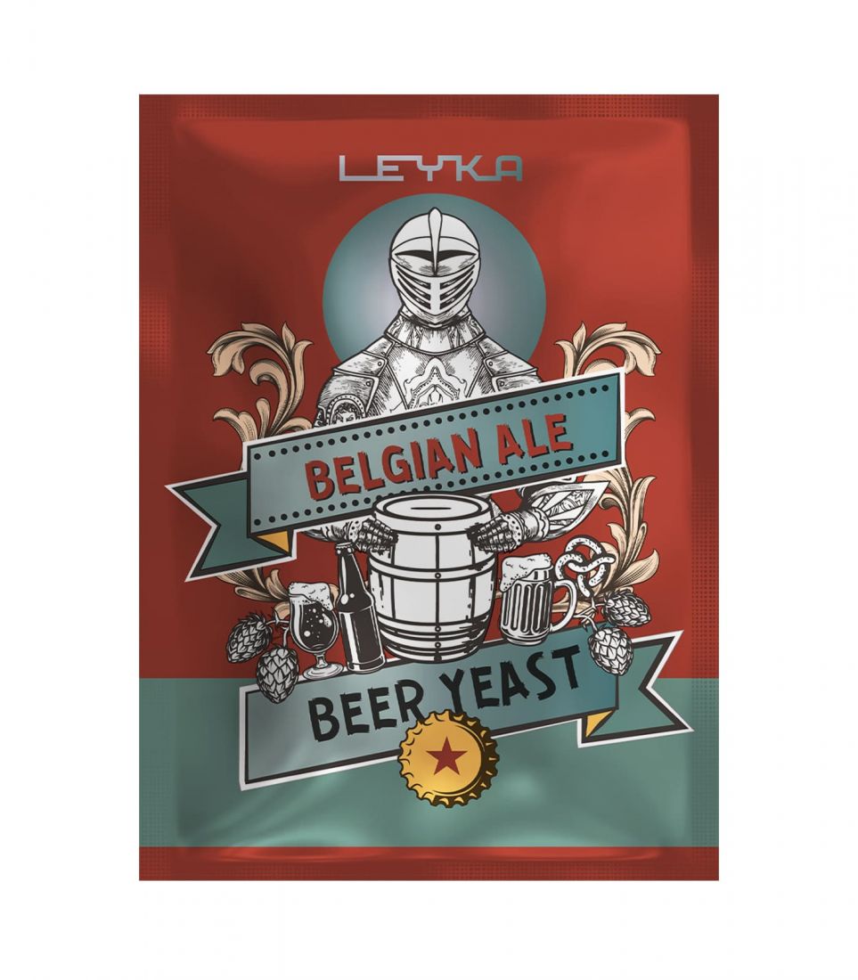 Дрожжи пивные Leyka - Belgian Ale (Бельгийский Эль), 11г