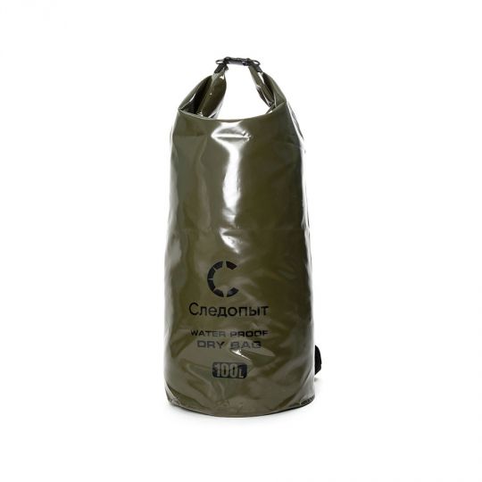 Гермомешок с лямками СЛЕДОПЫТ Dry Bag 60/80/100 литров (хаки)