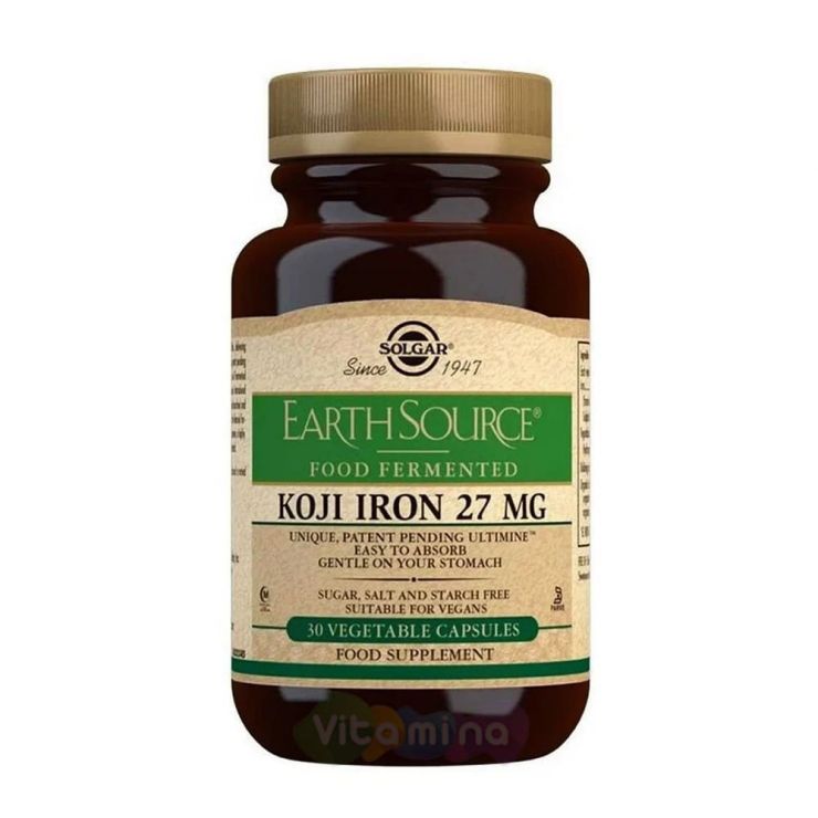 Koji Iron Железо 27 мг, 30 капс