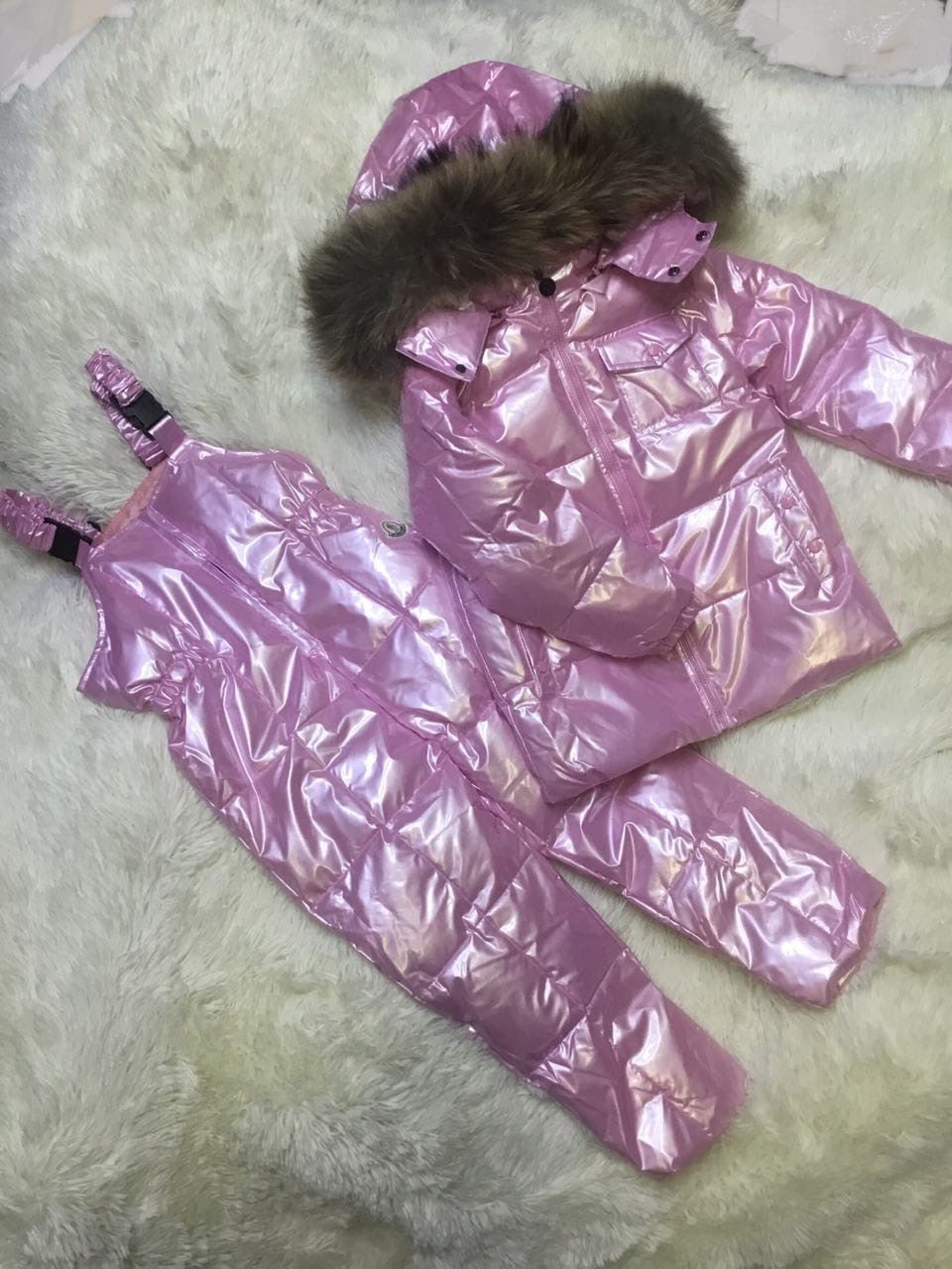 MONCLER ДЕТСКИЙ КОСТЮМ (МОНКЛЕР) МОКРЫЙ ШЕЛК