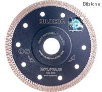 Диск алмазный Hilberg отрезной Super Hard Турбо X-тип (керамика, керамогранит) 125мм/22,23мм (HM620)