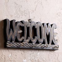 Ключница "WELCOME" МДФ 28х12х3,5 см