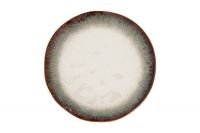 Тарелка закусочная "Nuances", коричневая, 21 см
