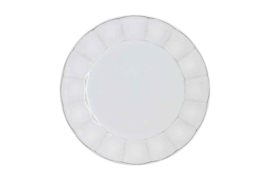 Тарелка закусочная "Paris" белый, 23 см