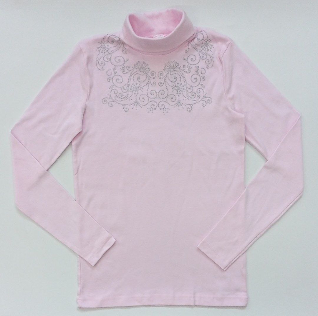 Джемпер для девочки розового цвета производства Беларусь