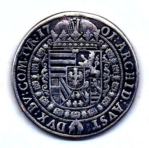 1 талер 1701 Австрия Тироль