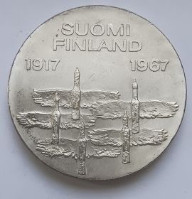 50 лет независимости  10 марок Финляндия1967