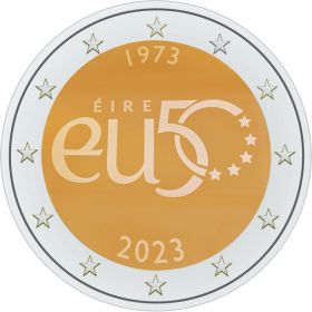 50 лет вступлению в ЕС 2 евро Ирландия 2023