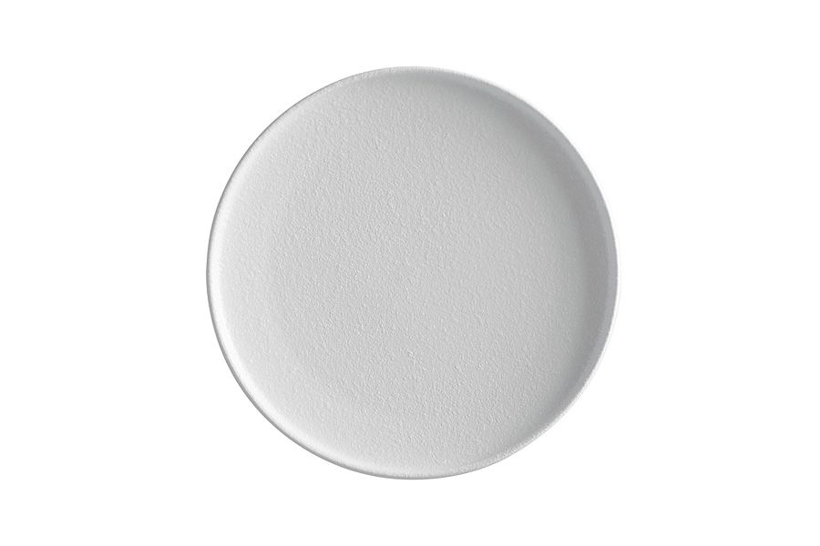 Тарелка закусочная "Икра" (белая) 21 см