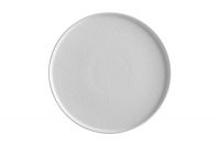 Тарелка обеденная "Икра" (белая) 26.5 см