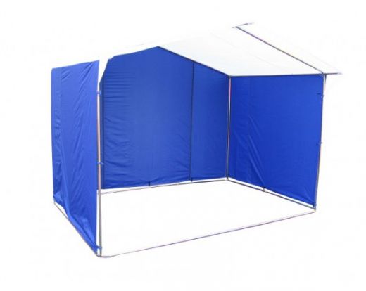 Палатка торговая 2,0 х 2,0, разборная «Домик», бело-синяя