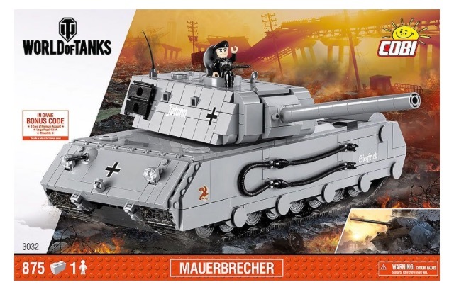 КОБИ World of Tanks - Немецкий тяжелый танк Mauerbrecher COBI-3032