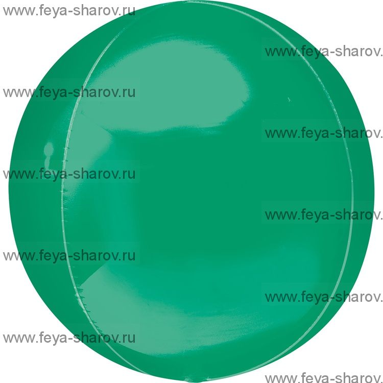 Сфера 3D Металлик Зелёный 16" (40 см) Anagram